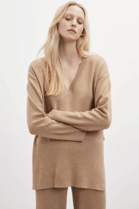 Jersey de punto ECOALF Bergamota marrón