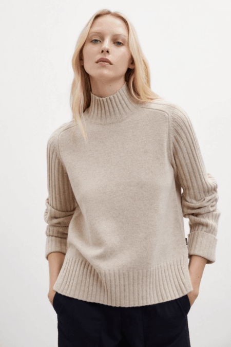 Jersey de punto ECOALF Eucalipto marrón