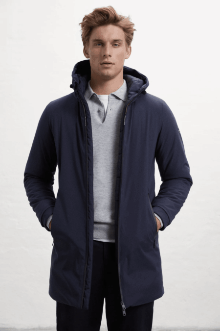 Abrigo ECOALF Pasu azul marino