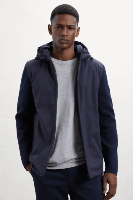 Chaqueta de punto Berga ECOALF azul marino