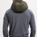 Jersey de punto con capucha ECOALF Peral gris