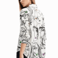 Camisa caras arty