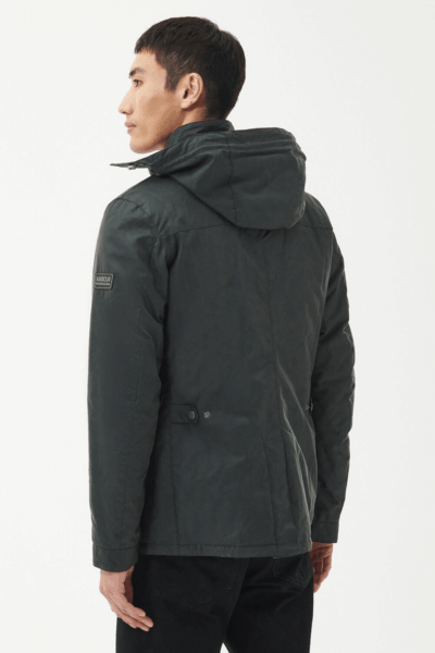Chaqueta Barbour Auto Wax verde
