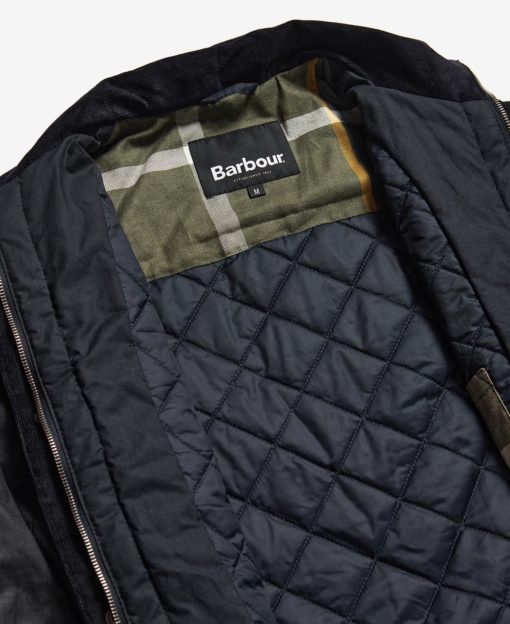 Chaqueta Barbour Compton Wax verde