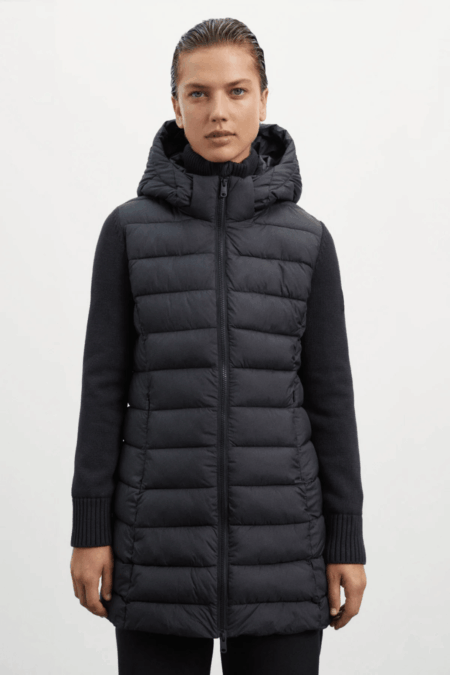 Abrigo ECOALF Wisteria negro