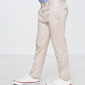 Pantalon SPAGNOLO chino estampado beige