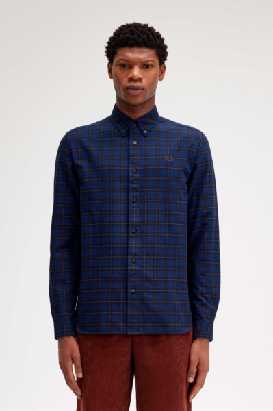 Camisa Oxford a cuadros escoceses