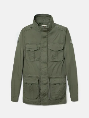 Chaqueta militar garment dye