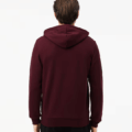 Sudadera con capucha de felpa con cremallera