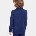 Americana SPAGNOLO para niño. Traje Nido De Abeja Azul