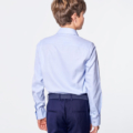 Camisa de niño Dobby Cuello Cutaway Lisa Celeste