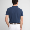 Polo clasico liso SILBON azul marino