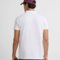 Polo clasico liso SILBON blanco