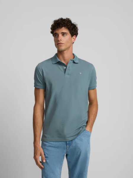 Polo clasico liso SILBON petroleo