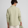 Sobrecamisa desgastada parches SILBON verde
