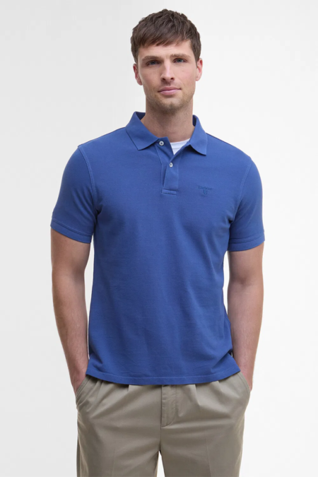 Polo BARBOUR Washed Sport marino