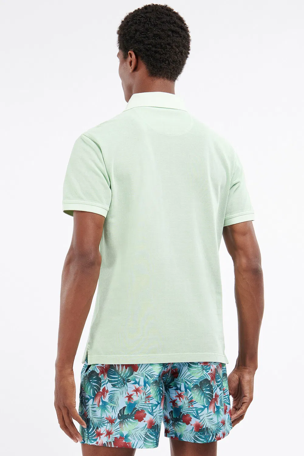 Polo BARBOUR Washed Sport verde claro