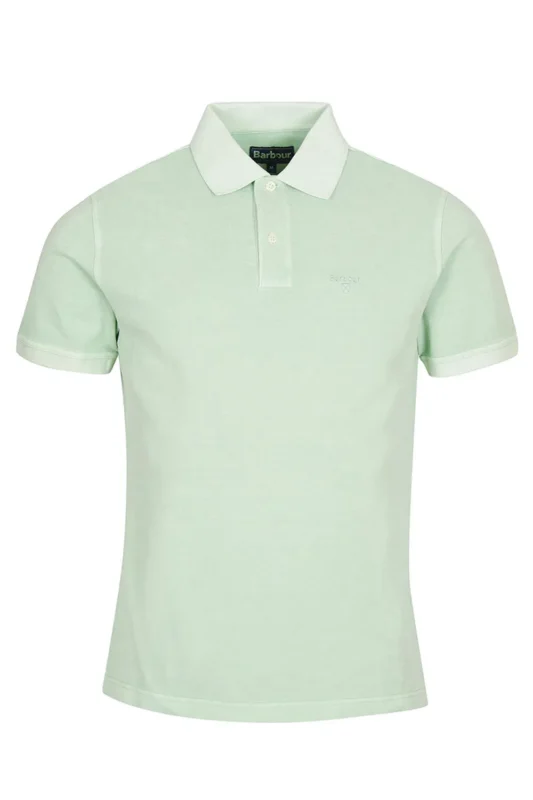 Polo BARBOUR Washed Sport verde claro