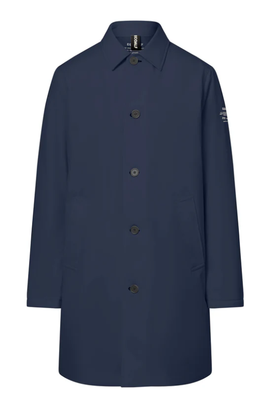 Abrigo ECOALF Hampshire azul marino