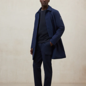 Abrigo ECOALF Hampshire azul marino