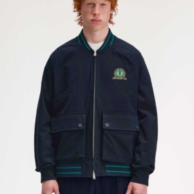 Chaqueta Bómber con Insignia de Tenis