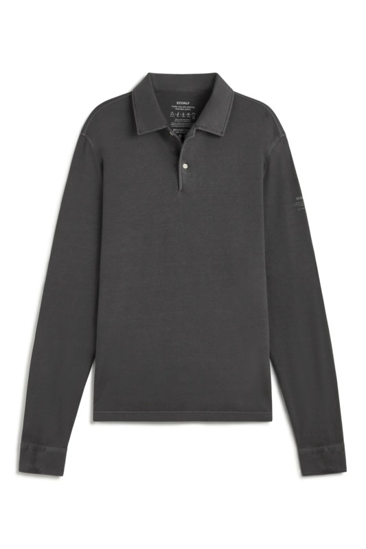 Polo ECOALF Patrick gris oscuro