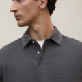Polo ECOALF Patrick gris oscuro