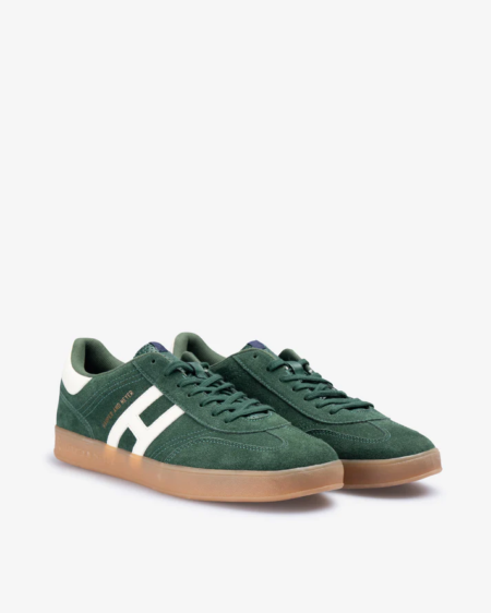 Sneaker Hamptons Suede Green Bottle HARPER AND NEYER