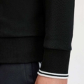 Sudadera con media cremallera negro FRED PERRY