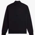 Sudadera con media cremallera negro piedra sombreado FRED PERRY