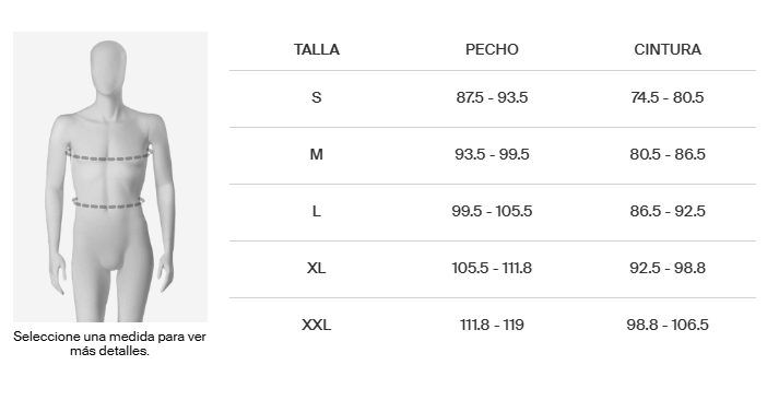 Guia de tallas ECOALF