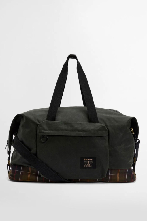 Bolsa de Viaje Field Waxed Barbour Verde Sage - Imagen 2