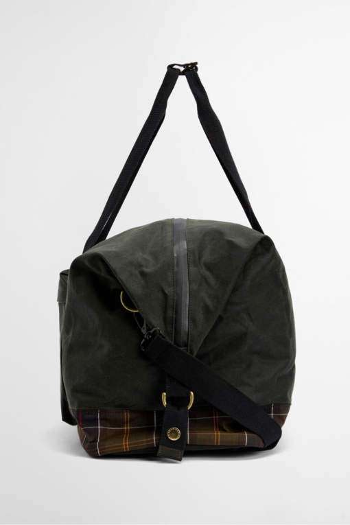 Bolsa de Viaje Field Waxed Barbour Verde Sage - Imagen 5