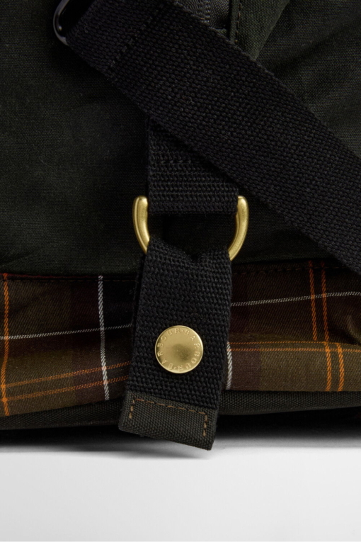 Bolsa de Viaje Field Waxed Barbour Verde Sage - Imagen 8