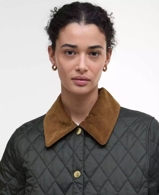 Barbour Icons Cropped Liddesdale Quilted Jacket