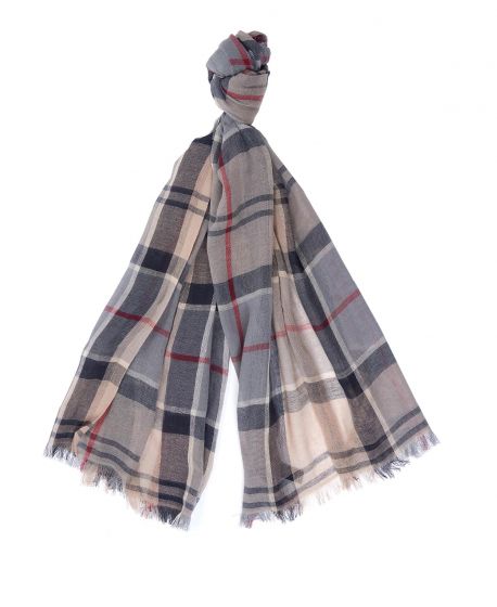 Pañuelo de mujer Welton Tartan BARBOUR stone