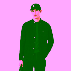 Camisa de lino de corte regular Lacoste