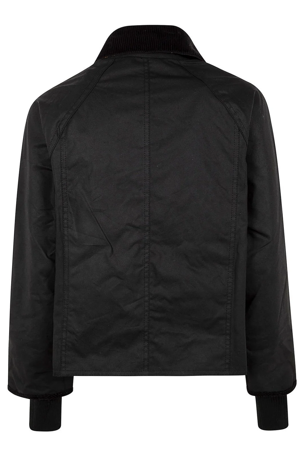 Chaqueta Cropped Beadnell Wax Barbour Mujer Negro