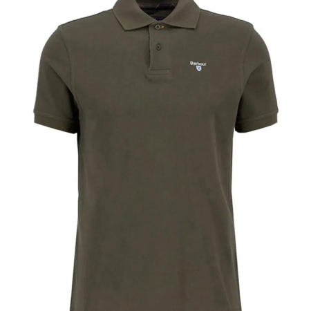 Polo Sports Barbour Hombre Verde Oliva