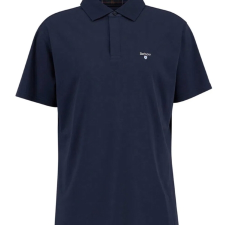 Polo Haswell Azul Marino Hombre Barbour