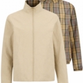 Chaqueta Reversible Barbour Korbel Showerproof Hombre Beige
