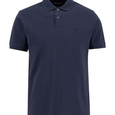Polo Pima Cotton Azul Marino Hombre Barbour