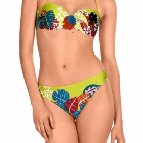 Bikini Bandeau Copa B Atado Cuello Hebilla Dolores Cortés