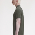 Polo Fred Perry M3600 con ribete de dos franjas