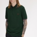 Polo Fred Perry M3600 con ribete de dos franjas