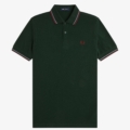 Polo Fred Perry M3600 con ribete de dos franjas