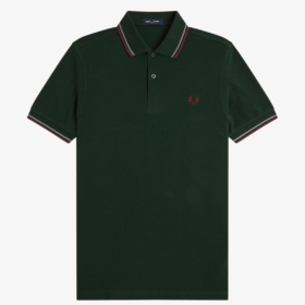 Polo Fred Perry M3600 con ribete de dos franjas