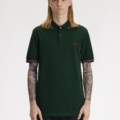Polo Fred Perry M3600 con ribete de dos franjas