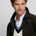 Chaqueta pana verde Silbon hombre - vista 3