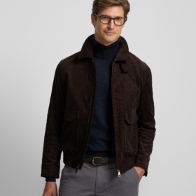 Chaqueta pana marrón Silbon hombre